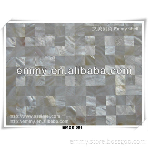 Natural color freshwater shell mosaic tile